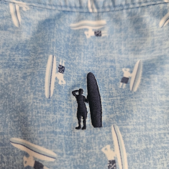 Johnnie-O Men's Malibu Blue Maple Surfer Short Sleeve Golf Polo Shirt XL - Picture 5 of 10